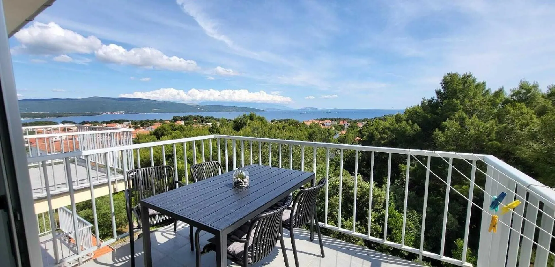 Big Sea View Apartman Krk Town